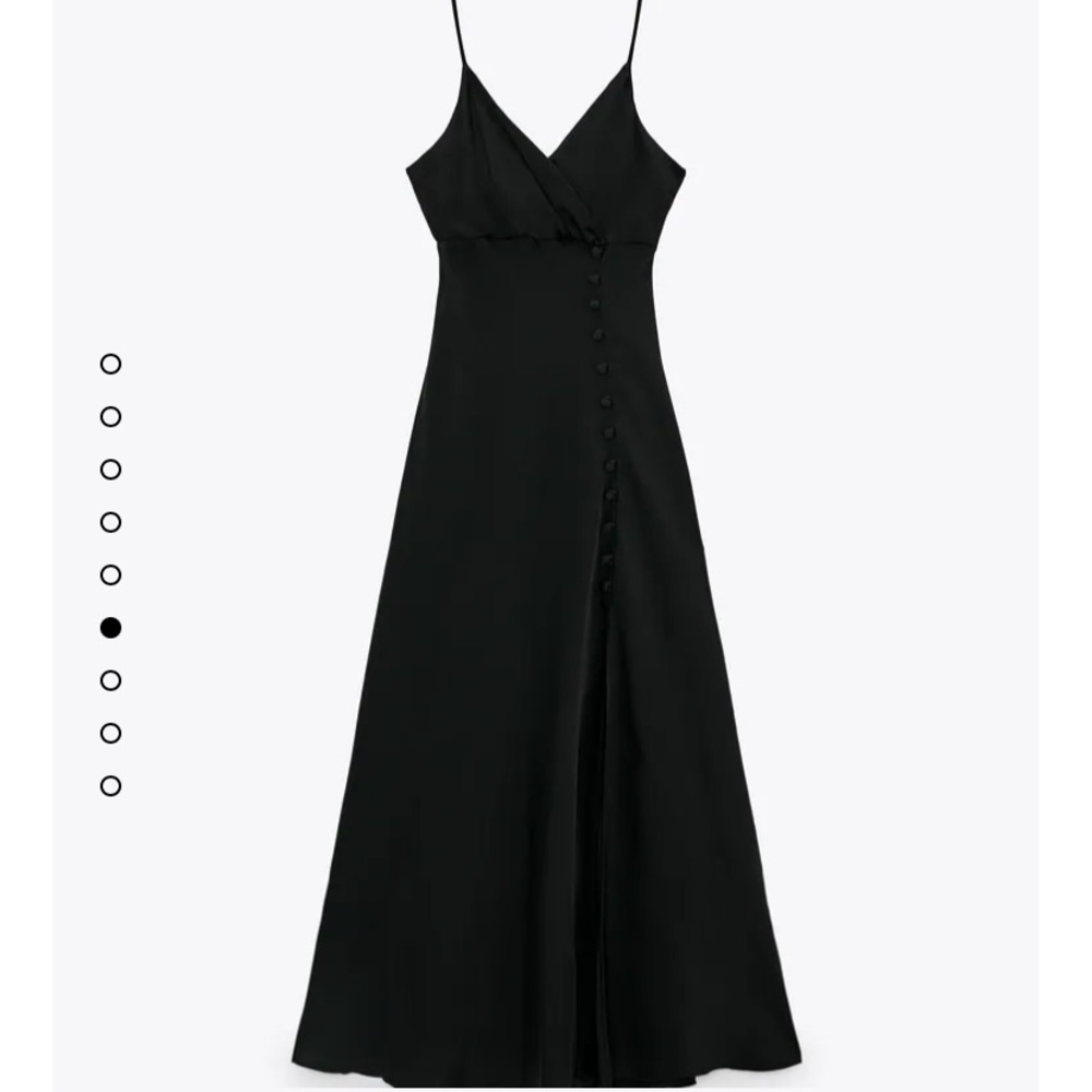 NWT ZARA SATIN LINGERIE STYLE DRESS